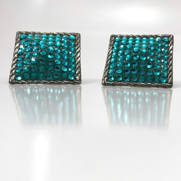 Richard Kerr Rhinestone Earrings - Picture 3 of 8